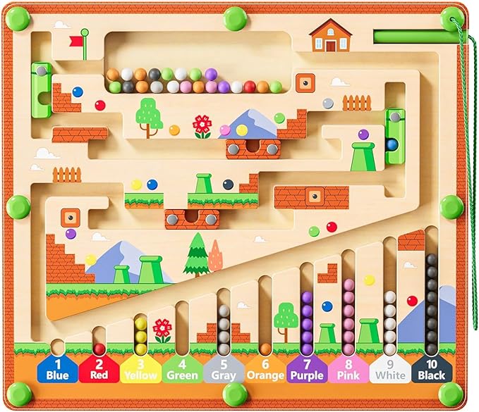 Magnetic Color and Number Maze™