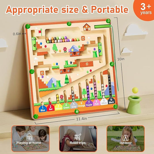 Magnetic Color and Number Maze™