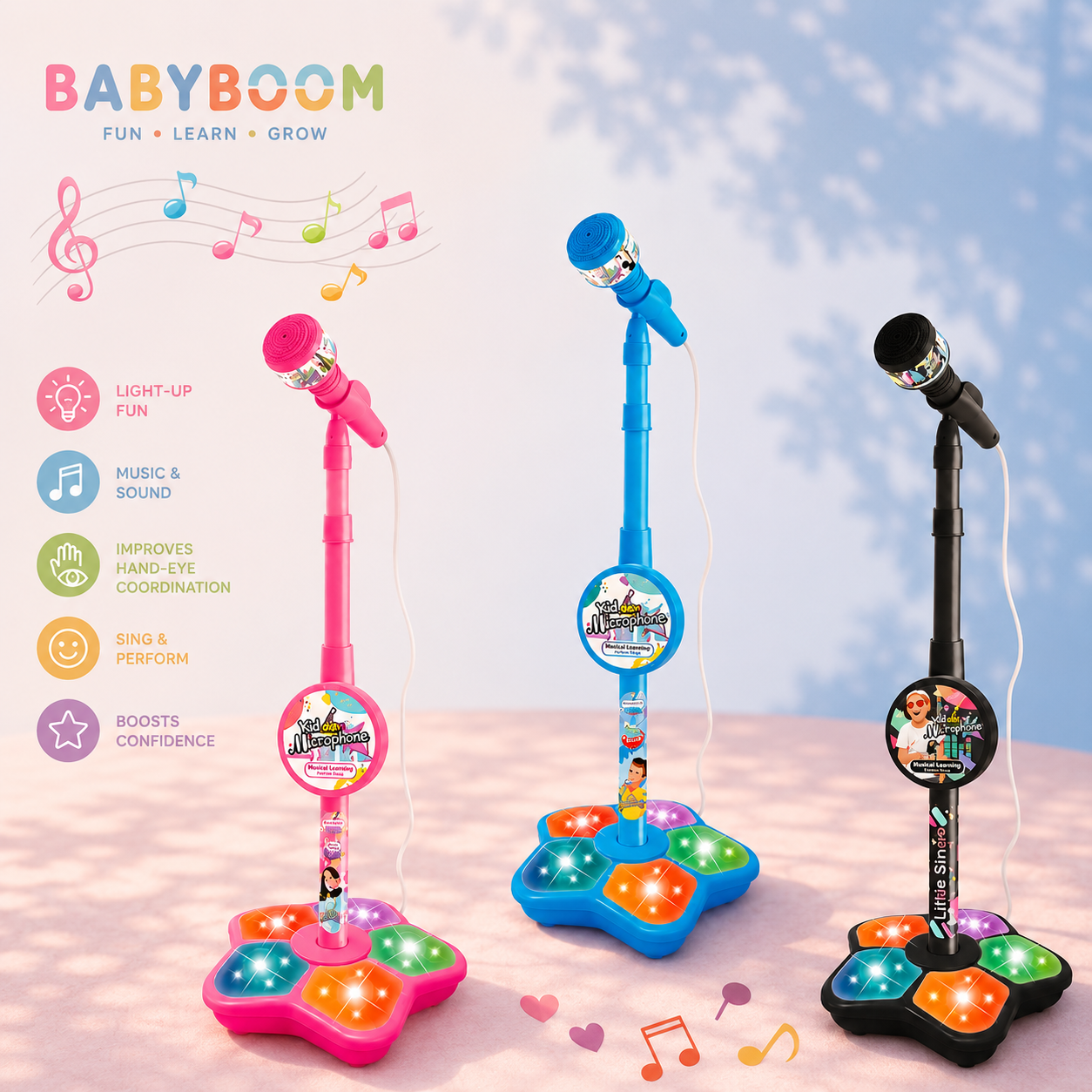 Karaoke Microphone Stand™