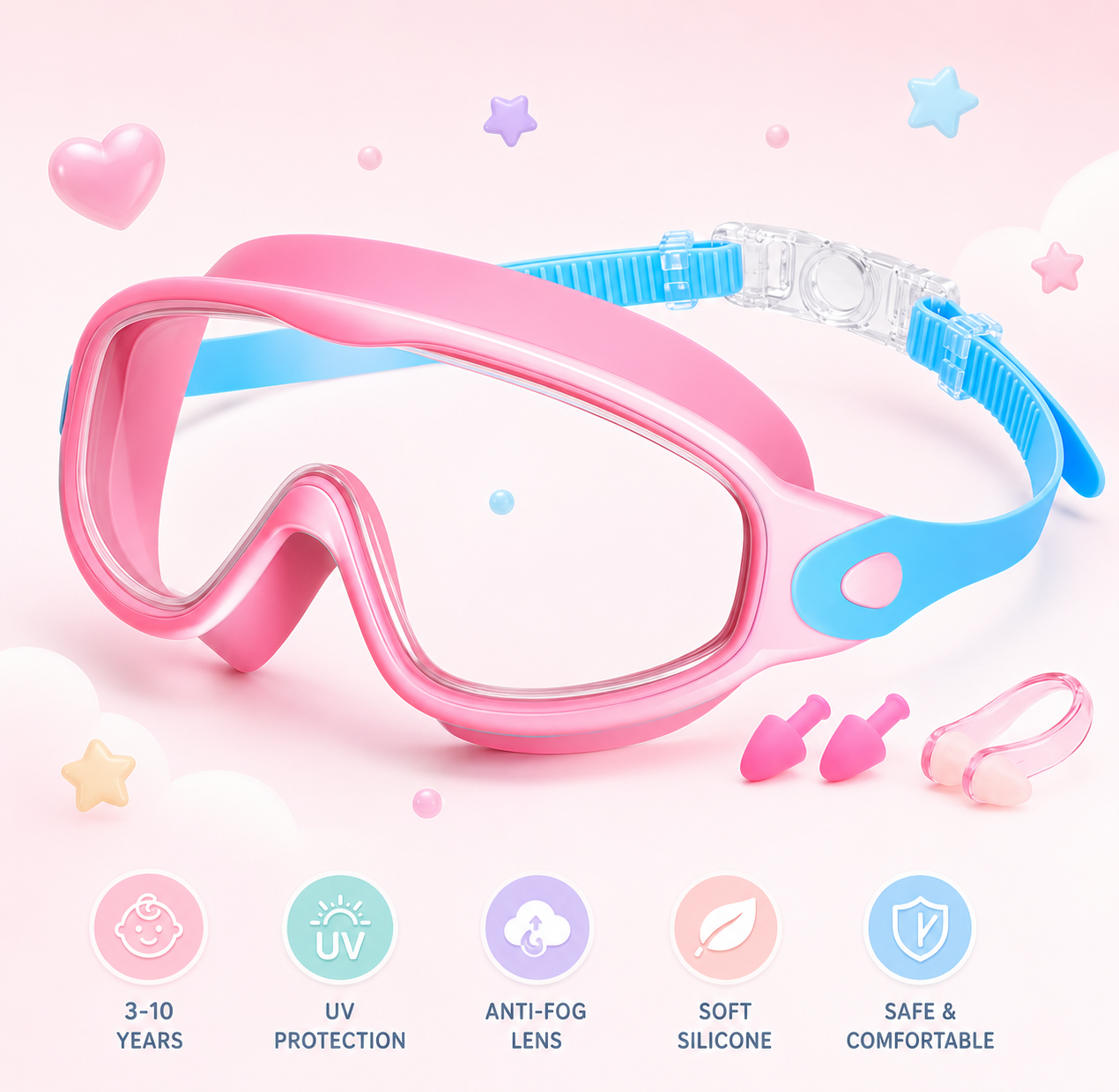Kids Swim Goggles Set™