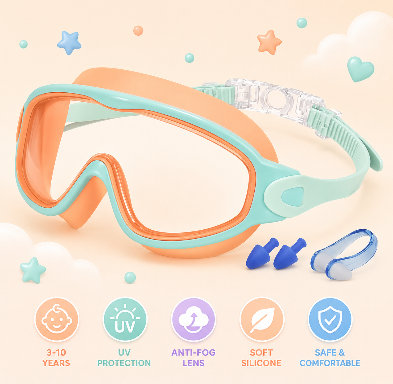 Kids Swim Goggles Set™