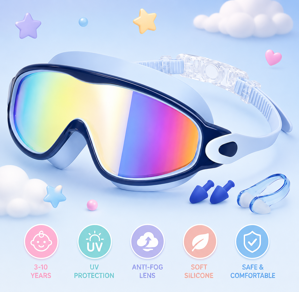 Kids Swim Goggles Set™