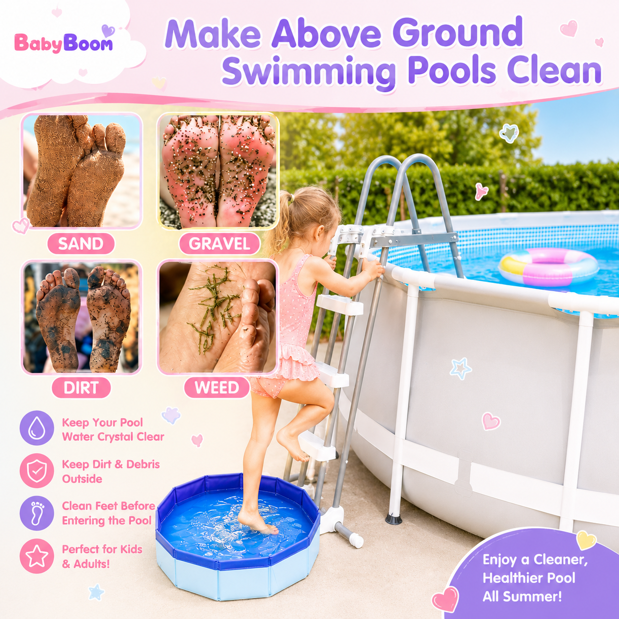 Foldable Pool Foot Bath™