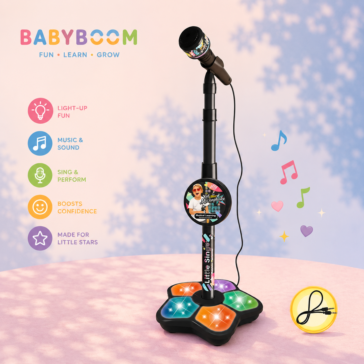 Karaoke Microphone Stand™