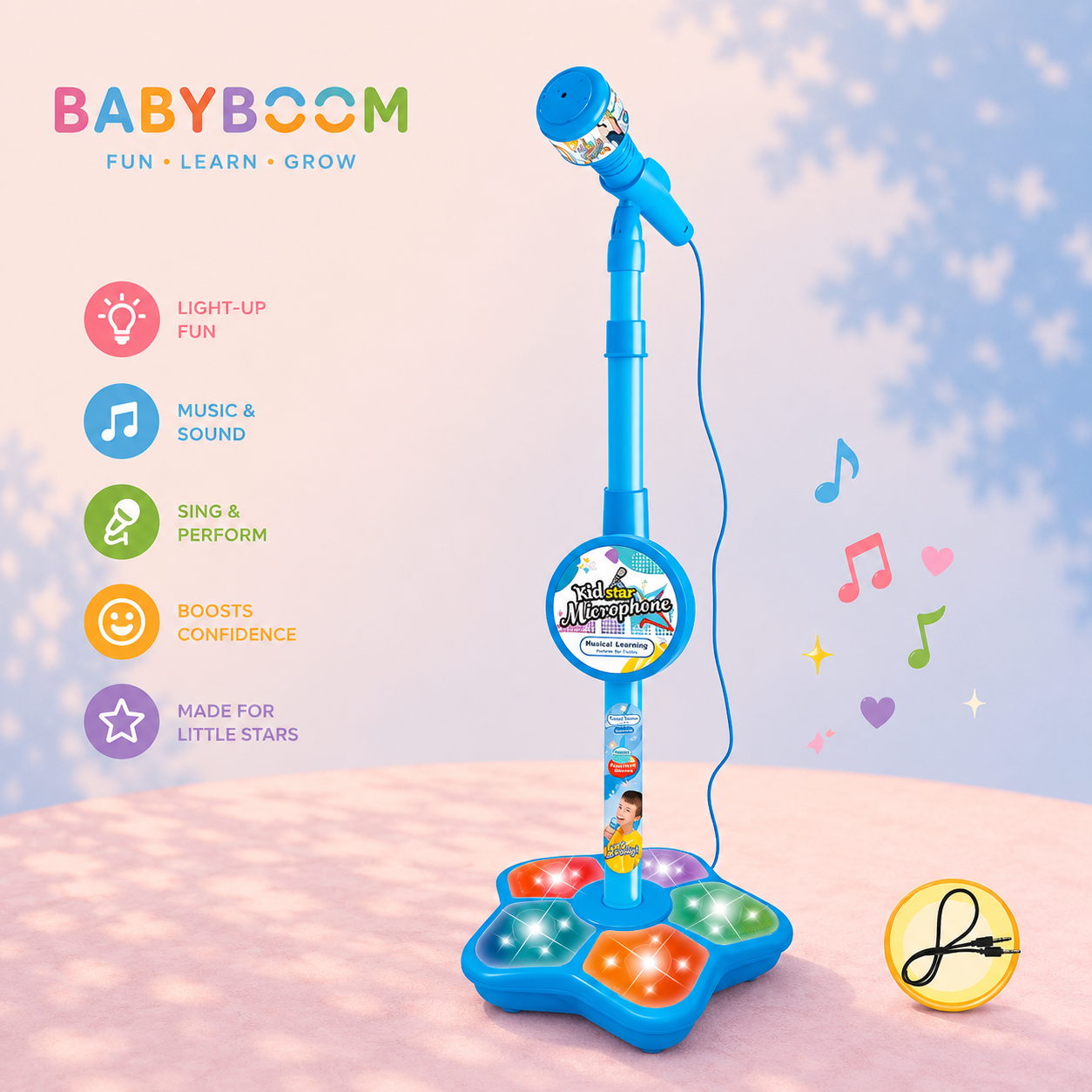 Karaoke Microphone Stand™
