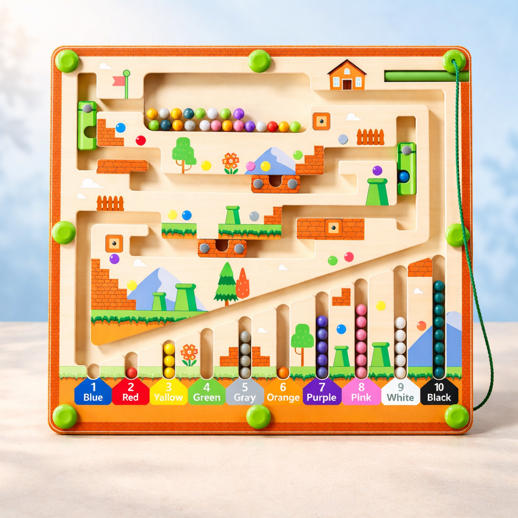 Magnetic Color and Number Maze™