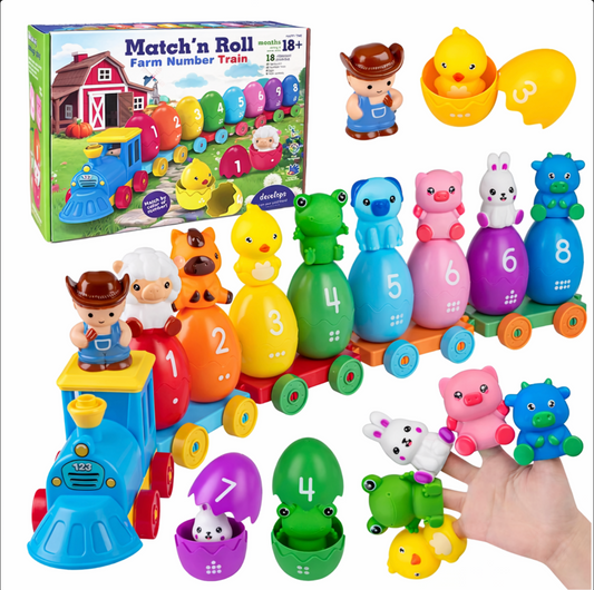 Educational Egg Number Train Toy™