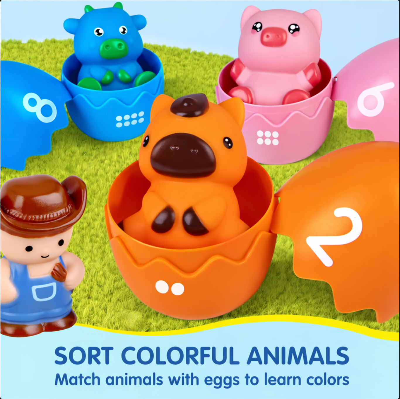 Educational Egg Number Train Toy™